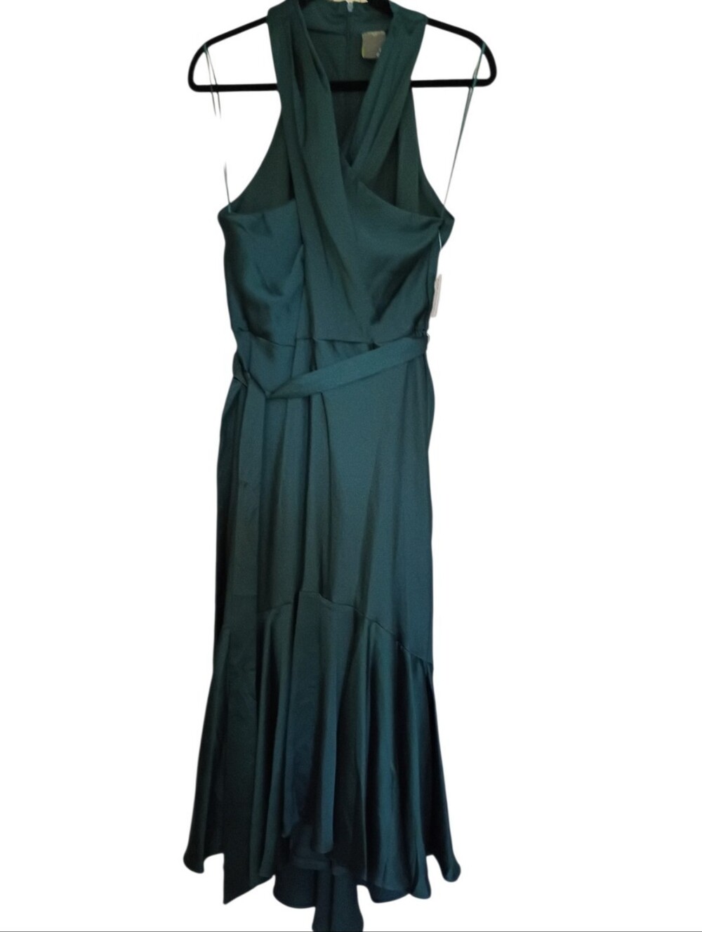NWT Taylor Emerald Green Halter Dress